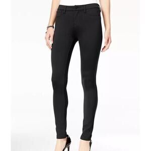 Regeneration by Celebrity Pink Women's Juniors Skinny Ponte Pants 14 Hydro Black